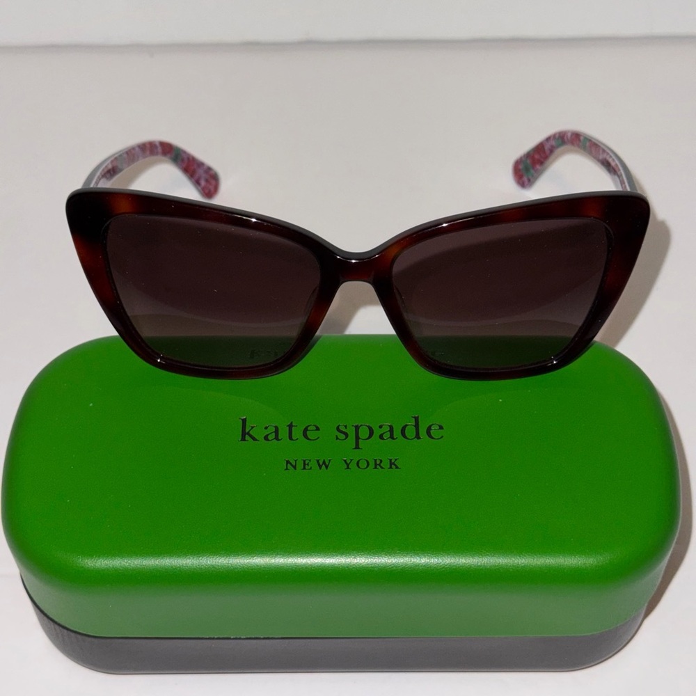 Kate Spade Brown Cat-Eye Sunglasses